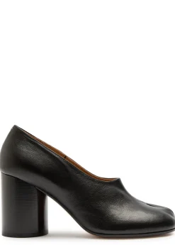 Tabi 80 grained leather pumps