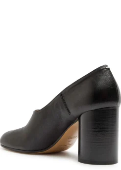 Tabi 80 grained leather pumps