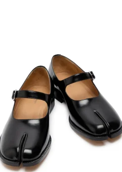 Tabi leather Mary Jane flats