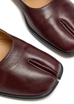Tabi leather Mary Jane flats