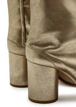 Tabi 80 metallic leather ankle boots
