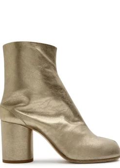 Tabi 80 metallic leather ankle boots