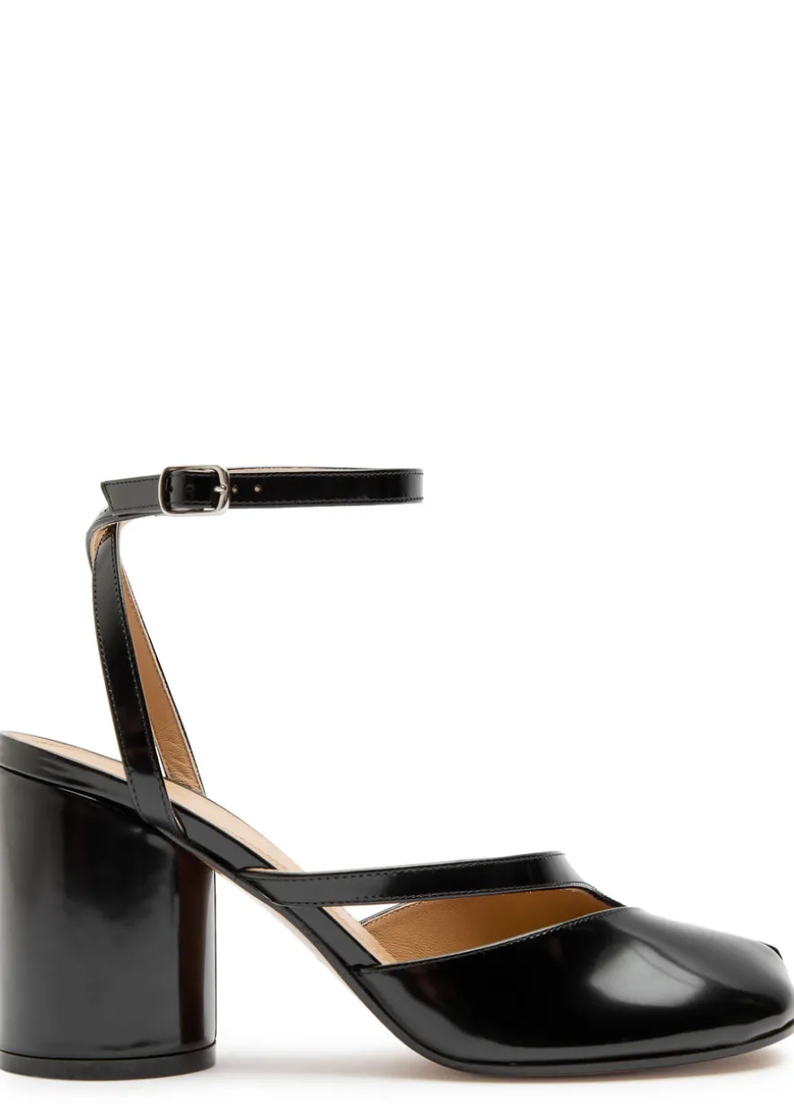 Tabi 80 patent leather sandals