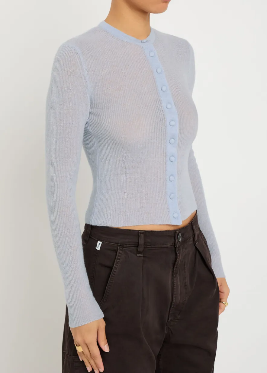 Tabitha wool and cashmere-blend cardigan