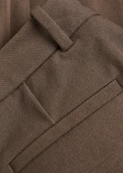 Tafira flared-leg stretch-twill trousers