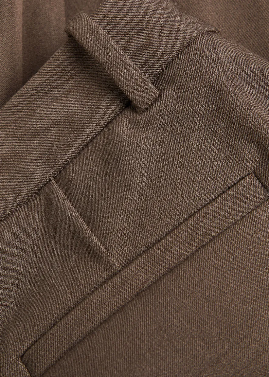 Tafira flared-leg stretch-twill trousers