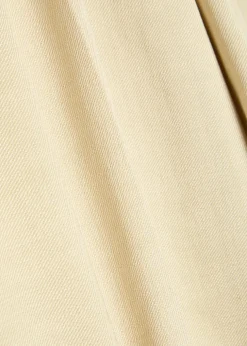 Tailored wide-leg Bermuda shorts