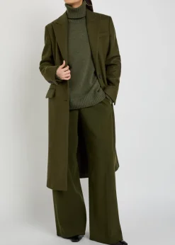 Tailored wool coat