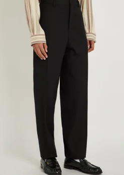 Tailored wool trousers
