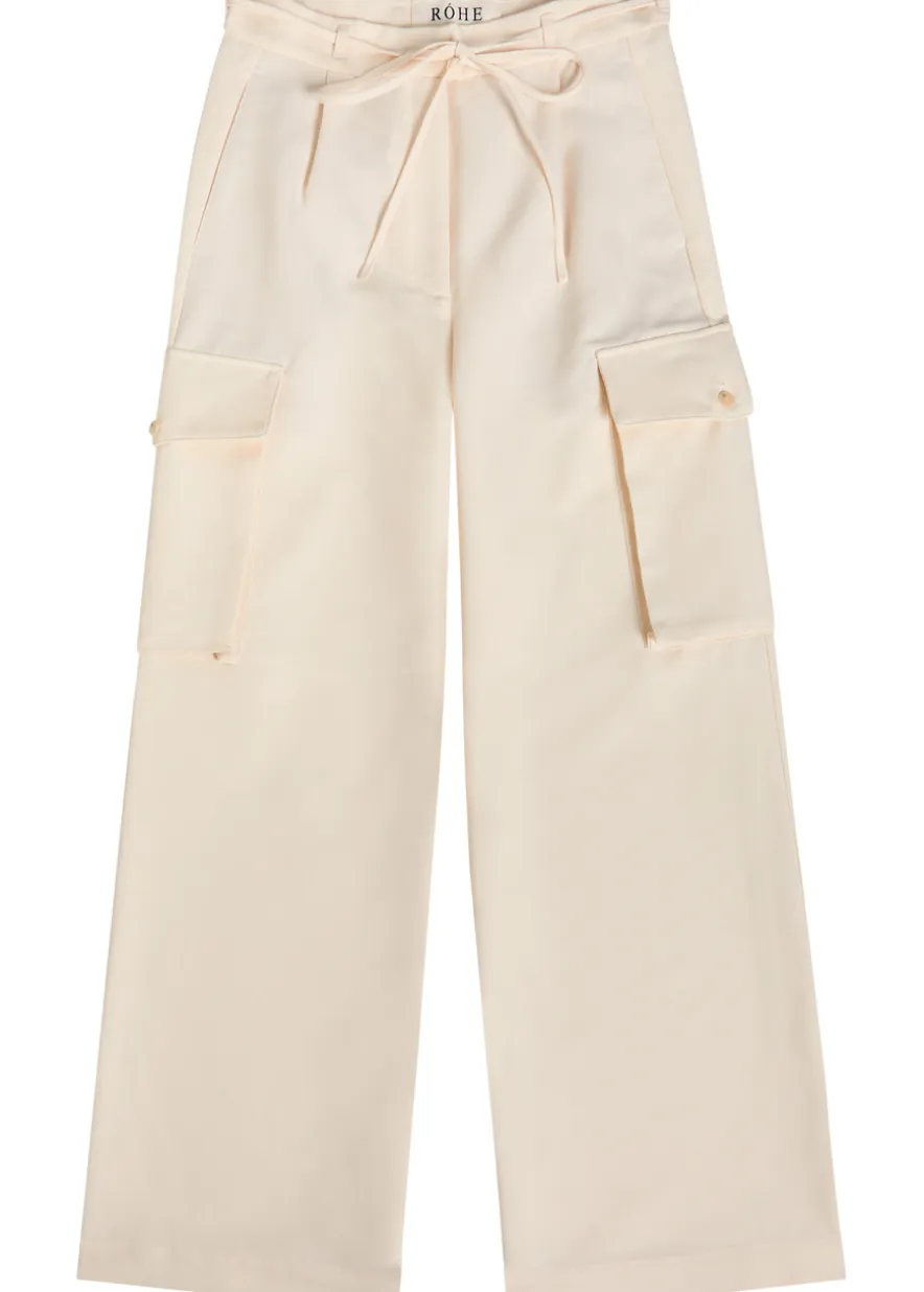 Tailored woven cargo trousers