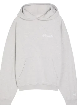 Tailor embroidered hooded cotton sweatshirt