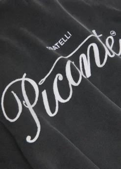 Tailor embroidered hooded cotton sweatshirt