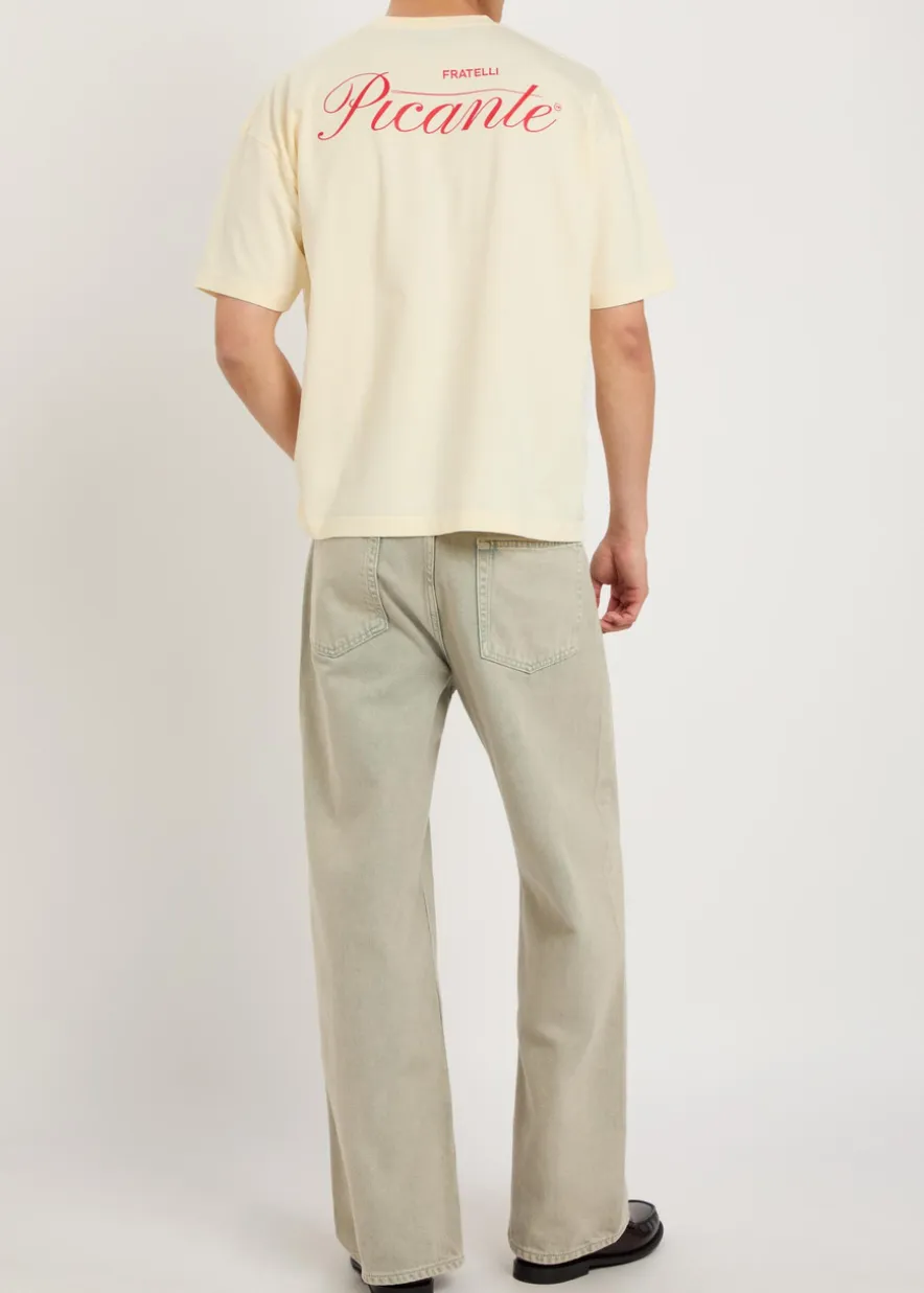 Tailor printed cotton T-shirt