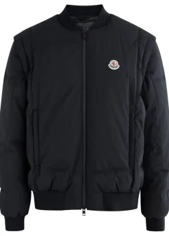 Taku logo padded shell bomber jacket