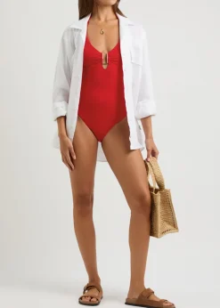 Tampa halterneck swimsuit