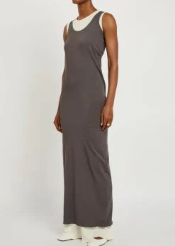 Tao layered-effect cotton maxi dress