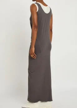 Tao layered-effect cotton maxi dress