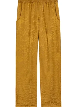 Tao textured jacquard satin trousers