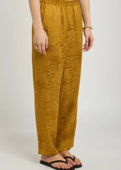 Tao textured jacquard satin trousers