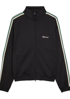 Taped logo-embroidered jersey track jacket