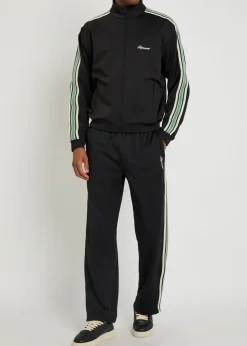 Taped logo-embroidered jersey track jacket