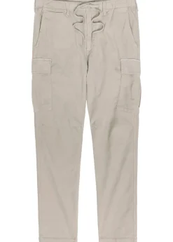 Tapered-leg corduroy cargo trousers