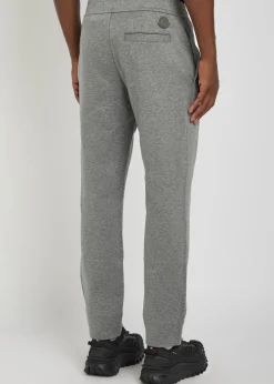Tapered-leg cotton-blend sweatpants