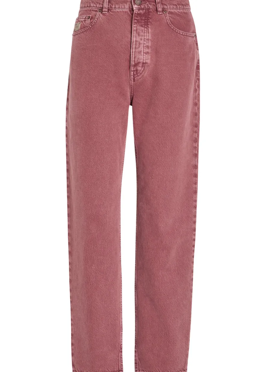 Tapered-leg jeans
