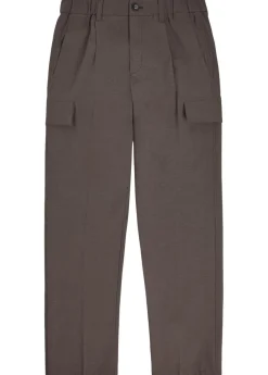 Tapered-leg shell cargo trousers