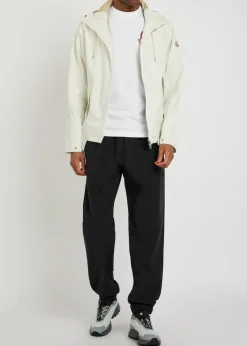 Tapered-leg shell sweatpants