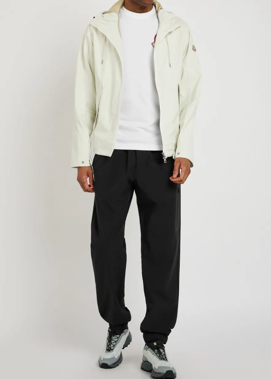 Tapered-leg shell sweatpants