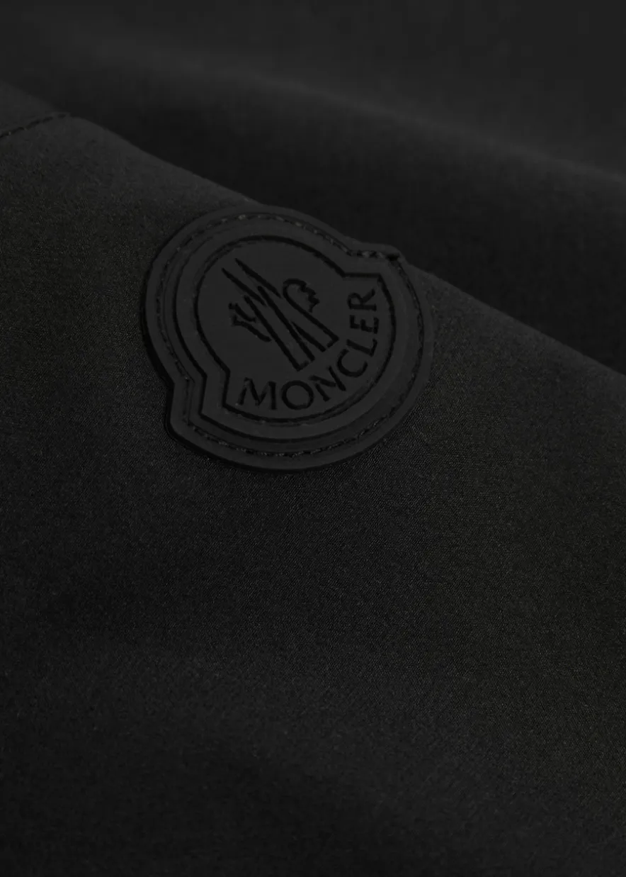 Tapered-leg shell sweatpants