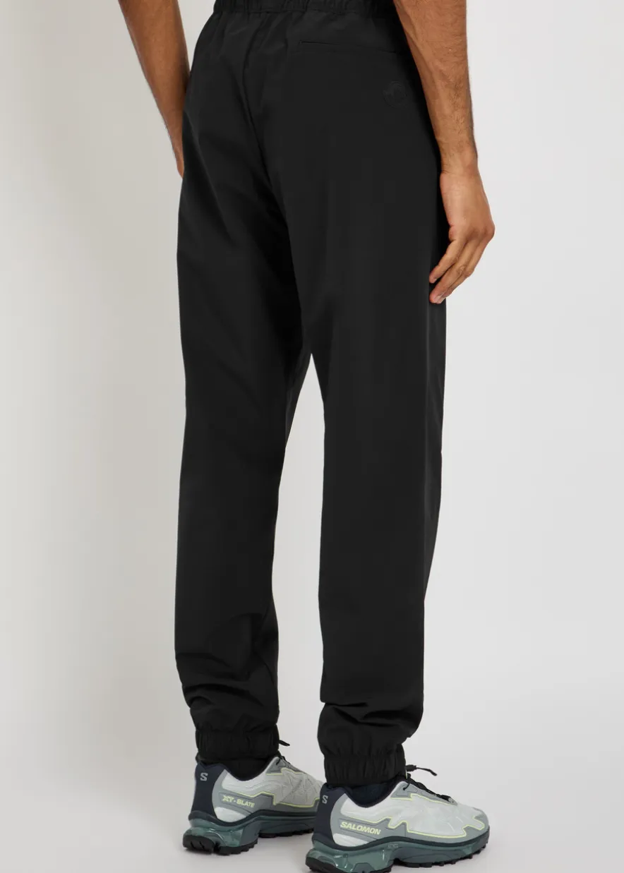 Tapered-leg shell sweatpants