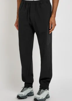 Tapered-leg shell sweatpants