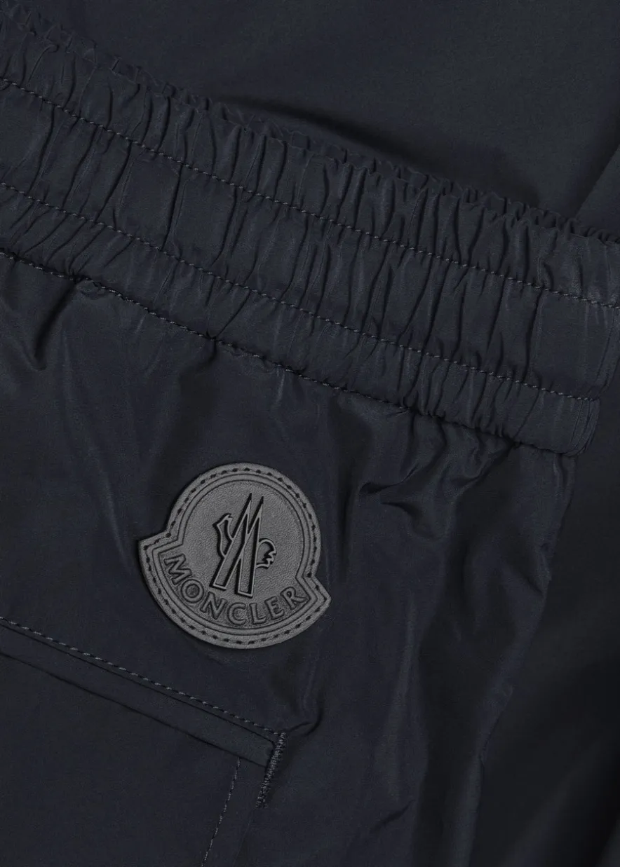 Tapered-leg shell trousers