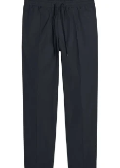 Tapered-leg shell trousers
