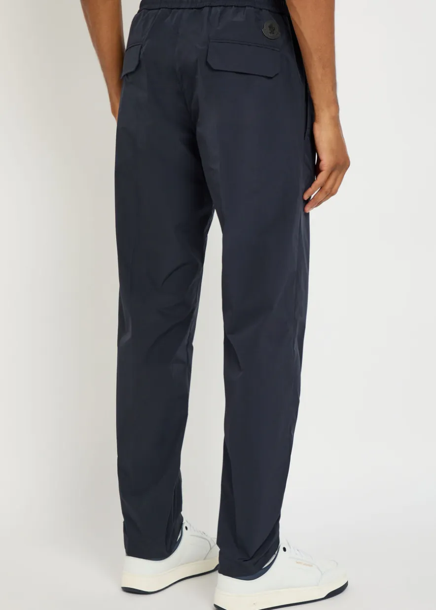 Tapered-leg shell trousers