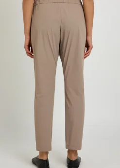 Tapered-leg stretch-shell trousers