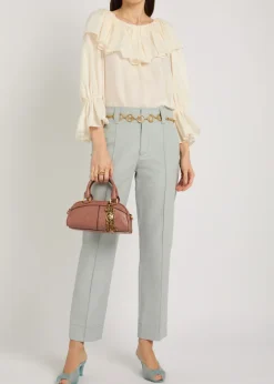 Tapered-leg trousers
