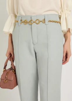 Tapered-leg trousers