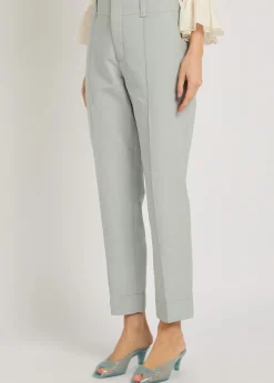 Tapered-leg trousers