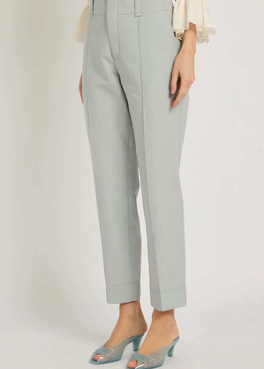 Tapered-leg trousers