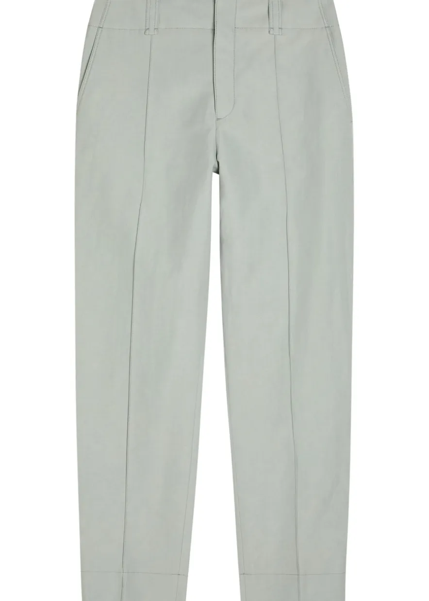 Tapered-leg trousers