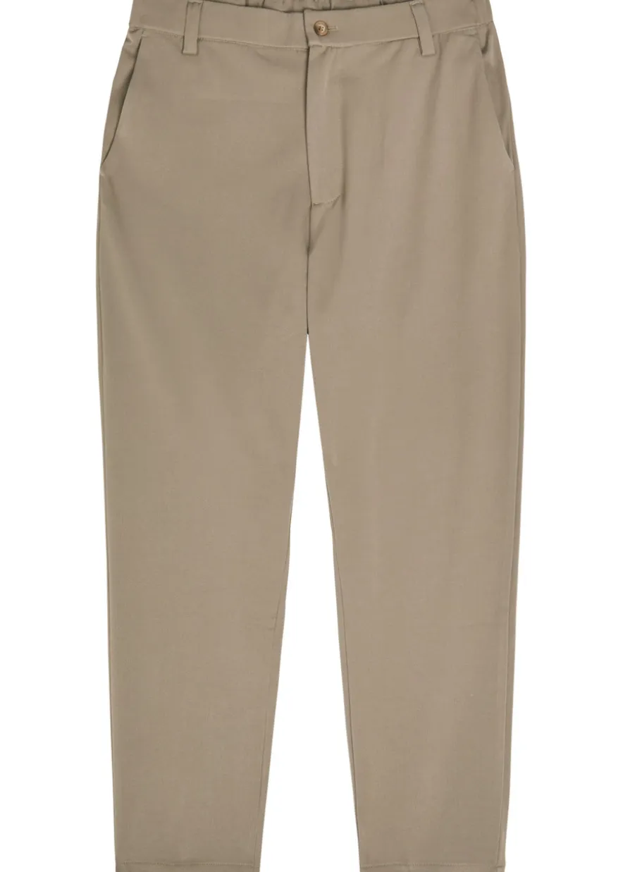 Tapered-leg woven trousers