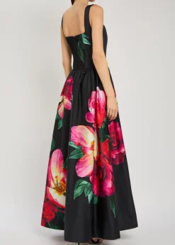Tarrie floral-print stretch-cotton maxi dress