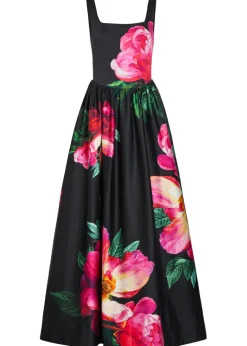 Tarrie floral-print stretch-cotton maxi dress