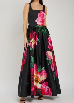 Tarrie floral-print stretch-cotton maxi dress