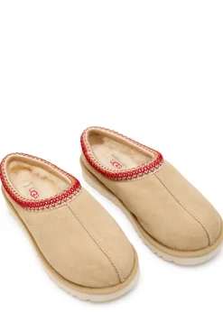 Tasman II suede flatform slippers