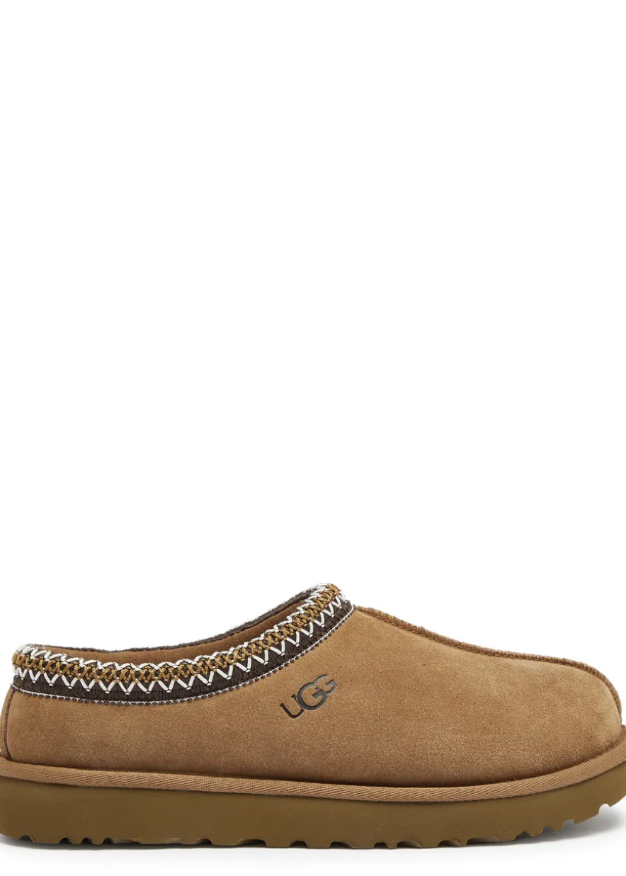 Tasman suede flatform slippers