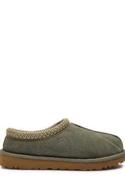 Tasman suede flatform slippers